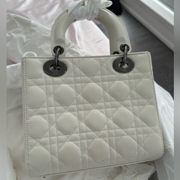 Lady dior Small with gunmetal hardware - Picture 3 of 12